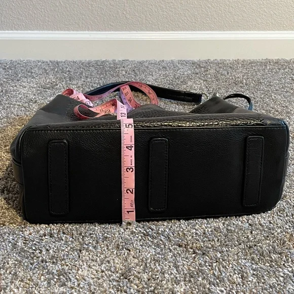 BRIGHTON Camelot Leather Black Shoulder Bag - Picture 10 of 15